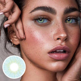 Cherry OCEAN Blue Prescription Colored Contact Lenses